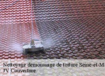 Nettoyage demoussage de toiture 77 Seine-et-Marne JV Couverture