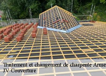 Traitement et changement de charpente  77440