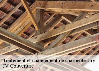 Traitement et changement de charpente ury-77760 JV Couverture