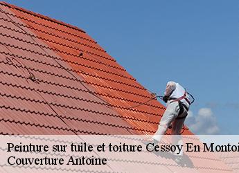 Peinture sur tuile et toiture  cessoy-en-montois-77520 Couverture Antoine