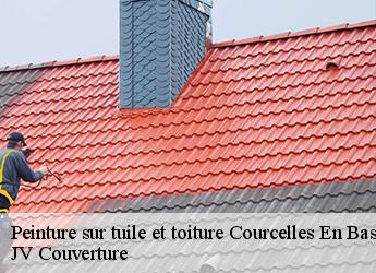 Peinture sur tuile et toiture courcelles-en-bassee-77126 JV Couverture