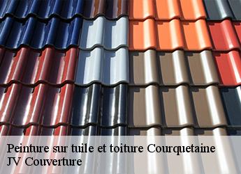 Peinture sur tuile et toiture 77390