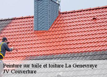 Peinture sur tuile et toiture la-genevraye-77690 JV Couverture