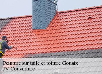 Peinture sur tuile et toiture gouaix-77114 JV Couverture