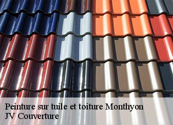 Peinture sur tuile et toiture 77122