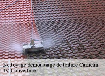 Nettoyage demoussage de toiture carnetin-77400 JV Couverture