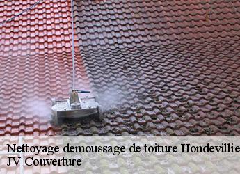 Nettoyage demoussage de toiture hondevilliers-77510 JV Couverture