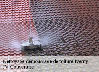 Nettoyage demoussage de toiture iverny-77165 JV Couverture