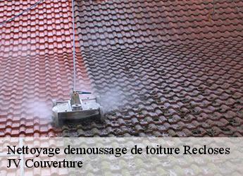 Nettoyage demoussage de toiture recloses-77760 JV Couverture